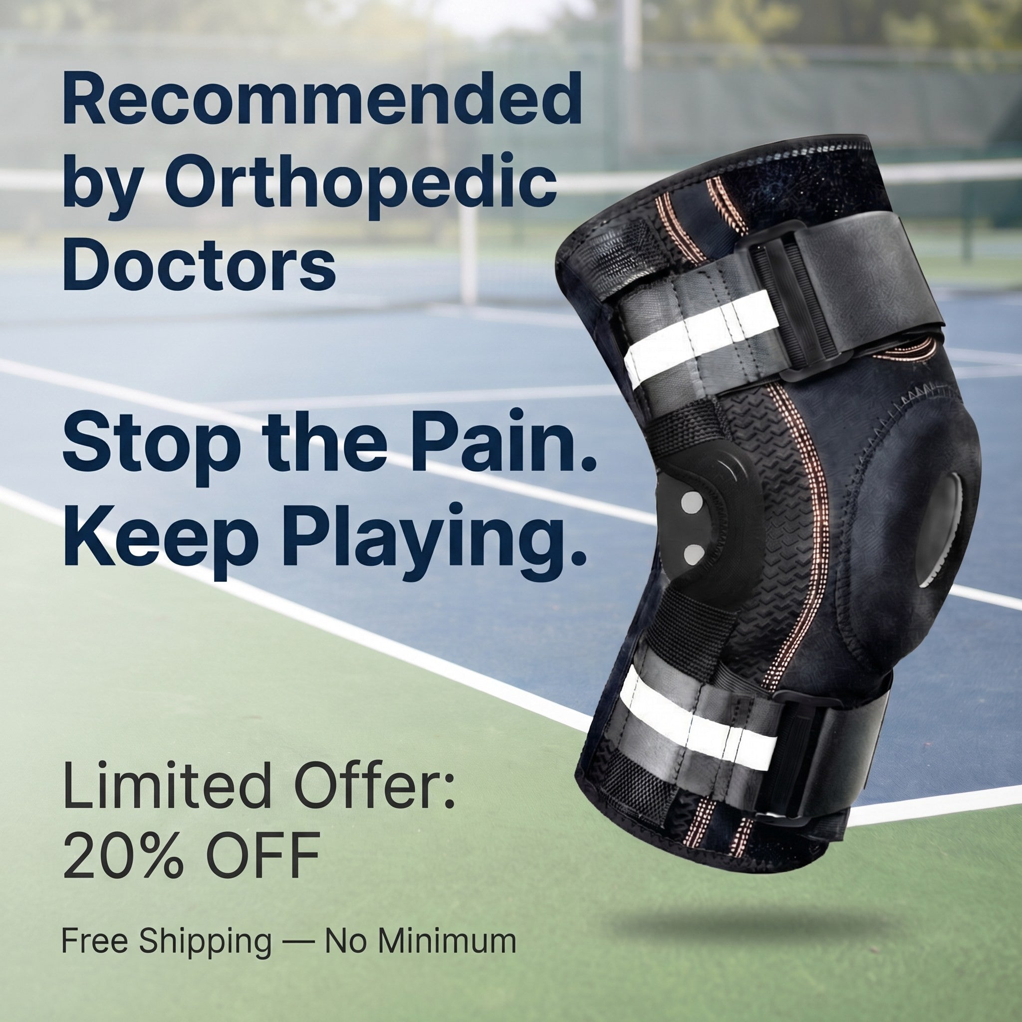 Noble Knee Brace® — Keep Your Knee Aligned. Keep Playing Pain-Free.