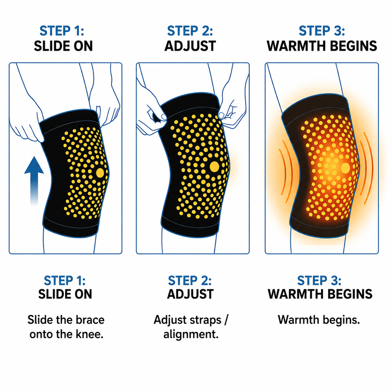 Noble Self-Heating Knee Pad™ - Warm Recovery For Active Knees