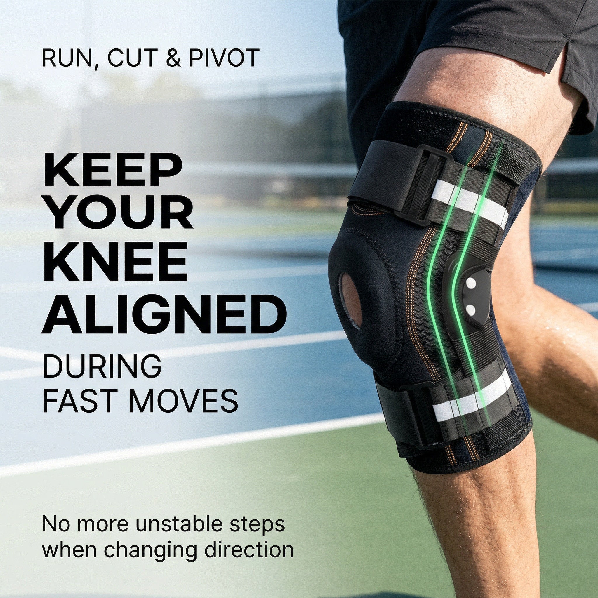Noble Knee Brace® — Keep Your Knee Aligned. Keep Playing Pain-Free.