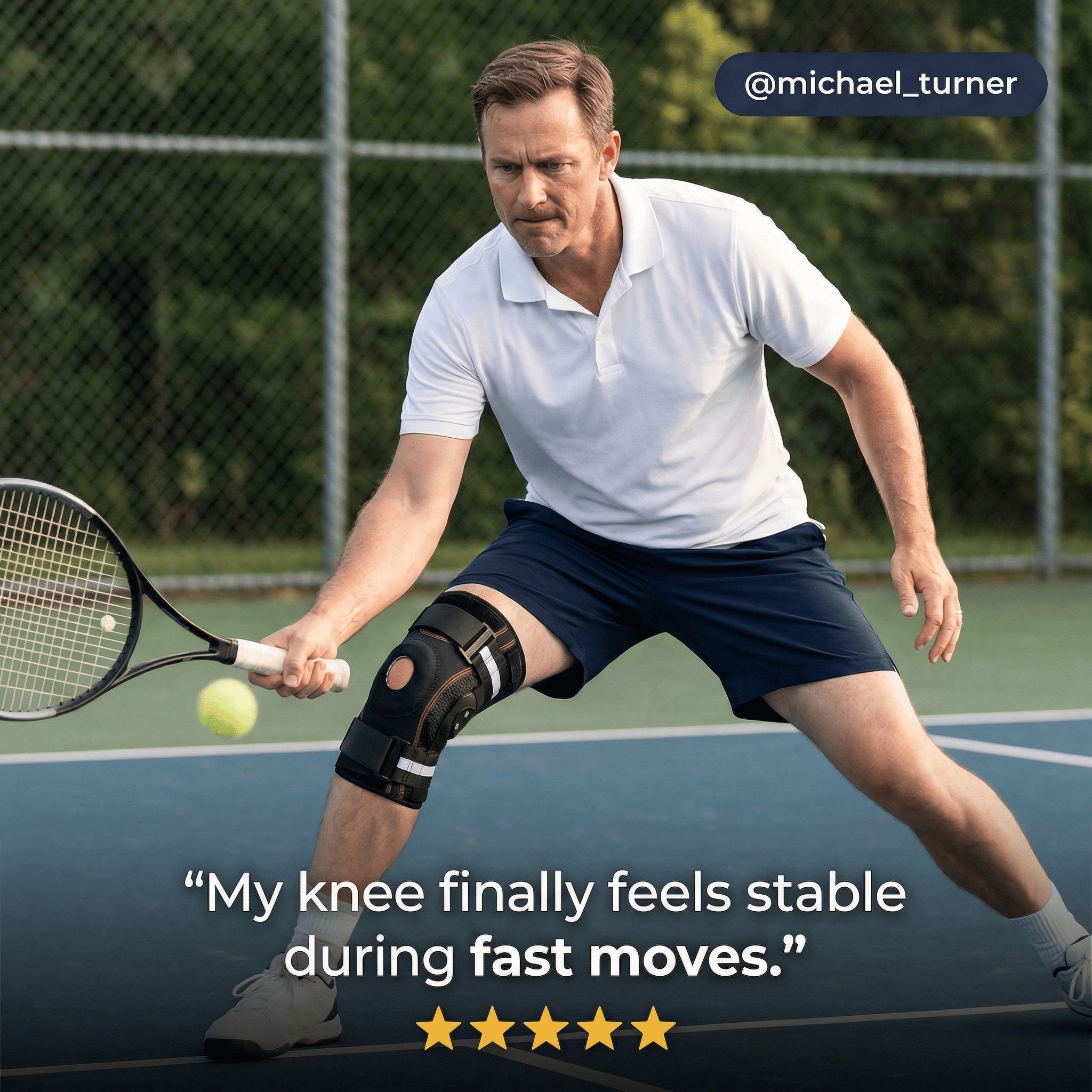 Noble Knee Brace® — Keep Your Knee Aligned. Keep Playing Pain-Free.