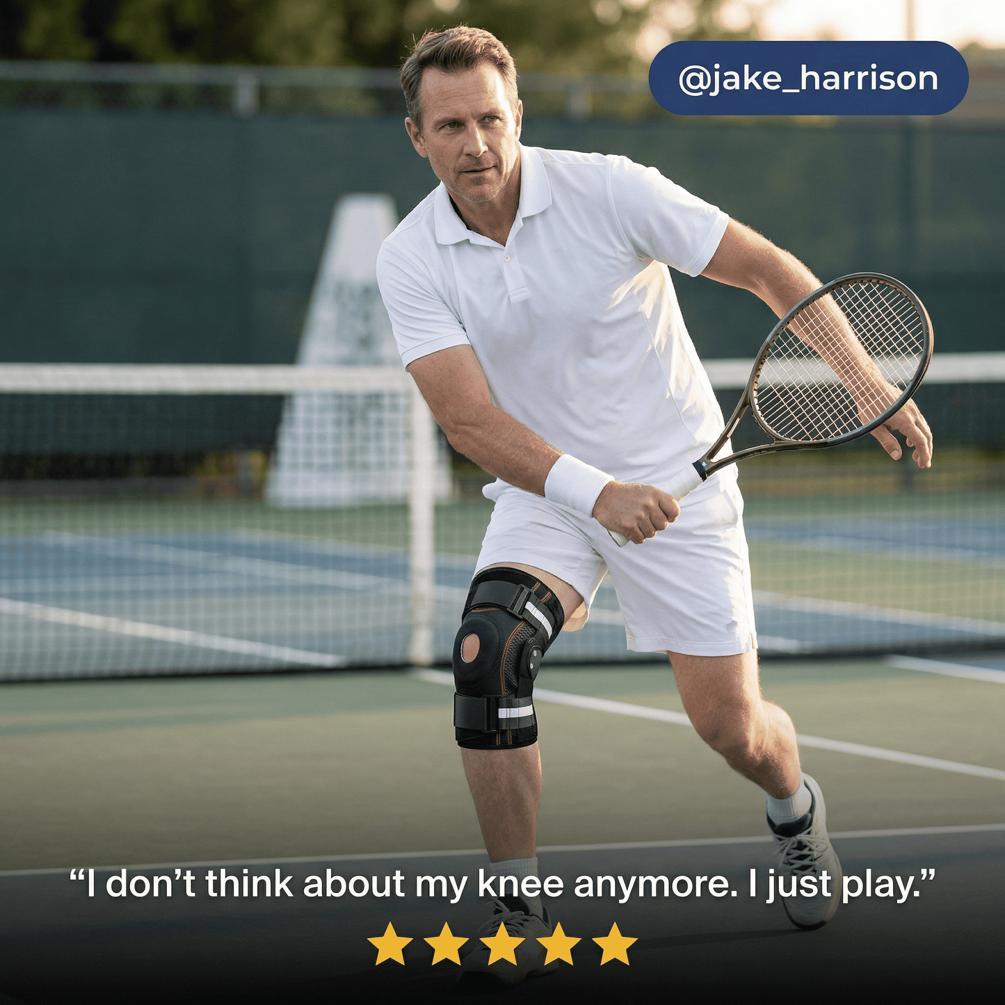 Noble Knee Brace® — Keep Your Knee Aligned. Keep Playing Pain-Free.