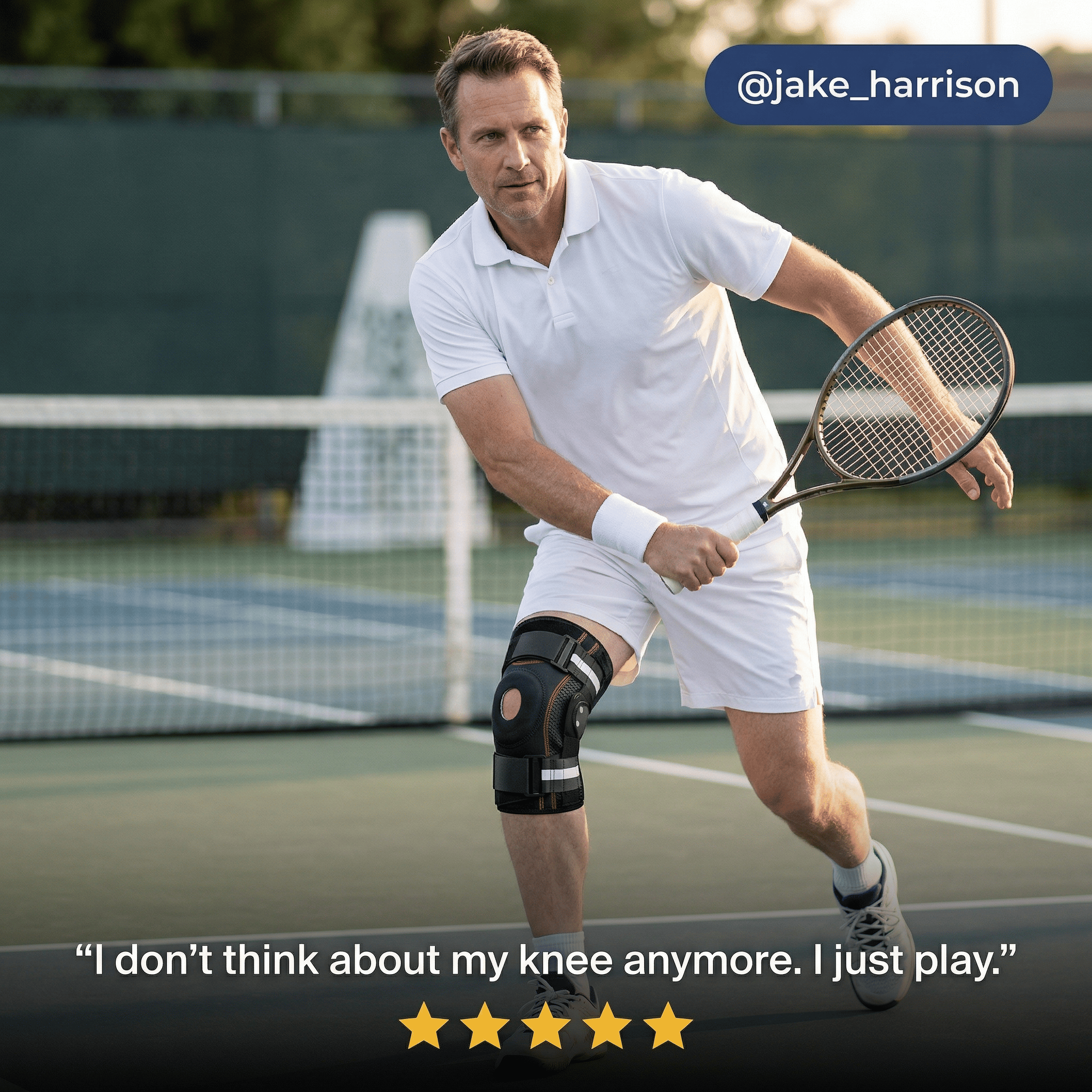 Noble Knee Brace® — Keep Your Knee Aligned. Keep Playing Pain-Free.
