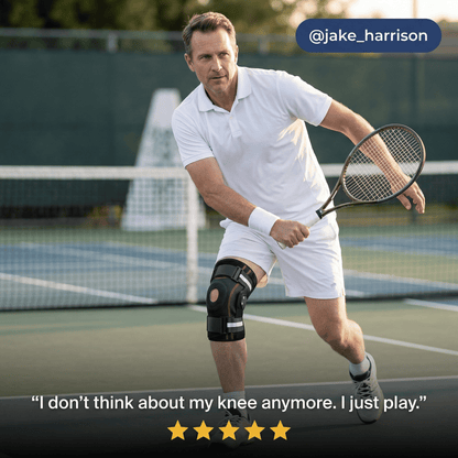 Noble Knee Brace® — Keep Your Knee Aligned. Keep Playing Pain-Free.
