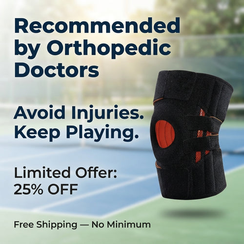 Noble Knee Support®  More Stability. Less Bulk. Keep Moving.