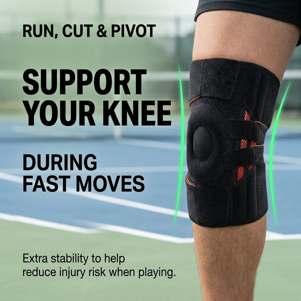 Noble Knee Support®  More Stability. Less Bulk. Keep Moving.